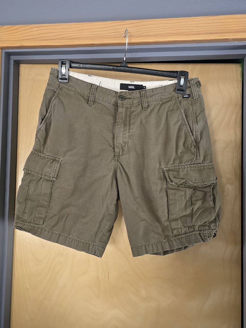 Vans Men's Olive Cargo Shorts